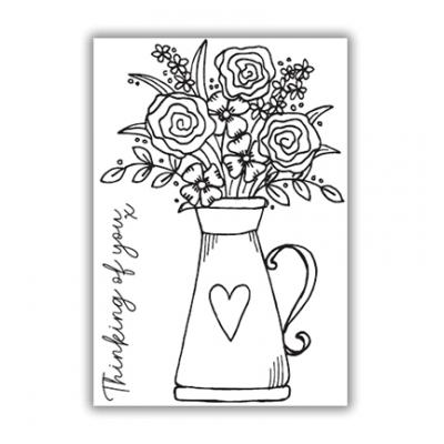 Julie Hickey Designs Clear Stamps - Spring Jug